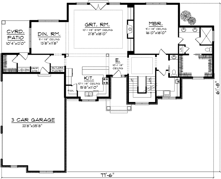 Main Floor Plan: 7-1156