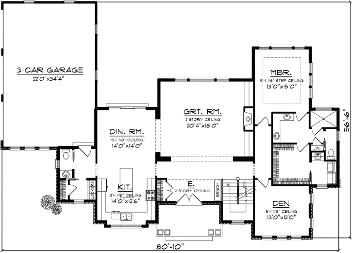 Main Floor Plan: 7-1158