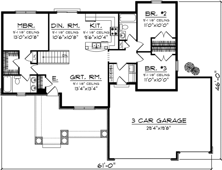 Main Floor Plan: 7-1160