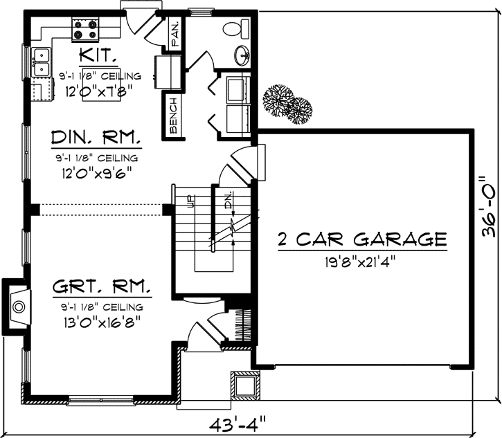 Main Floor Plan: 7-1161