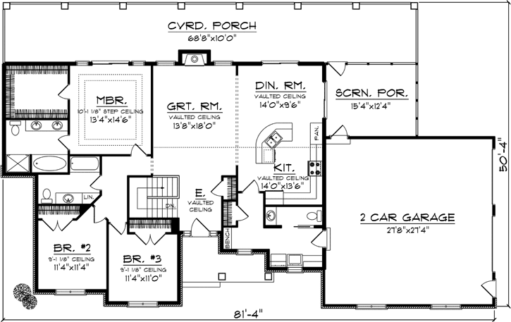 Main Floor Plan: 7-1165