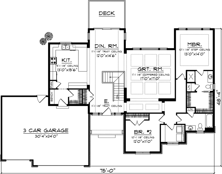 Main Floor Plan: 7-1167