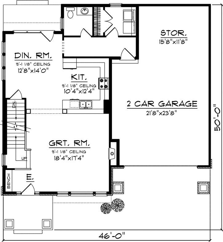 Main Floor Plan: 7-1168