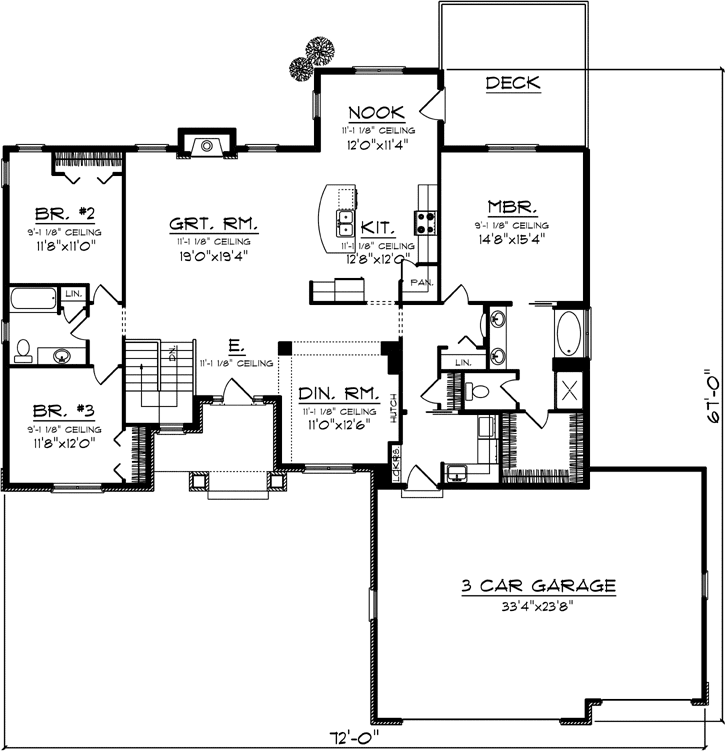 Main Floor Plan: 7-1169