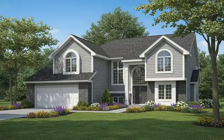 Traditional house plans 7-117 - front exterior, 2,161 sq ft, 3 bed, 2 bath house plans | Monster House Plans