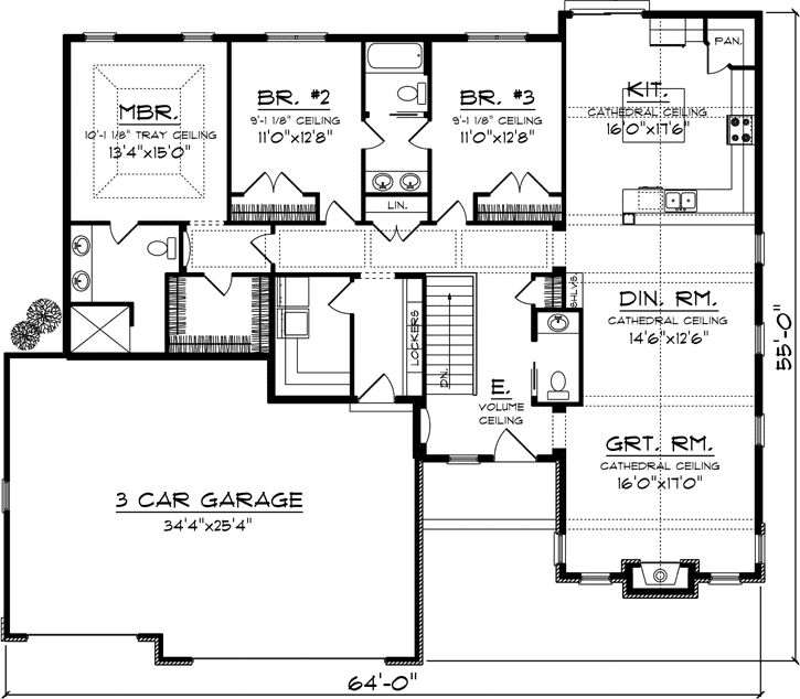 Main Floor Plan: 7-1170