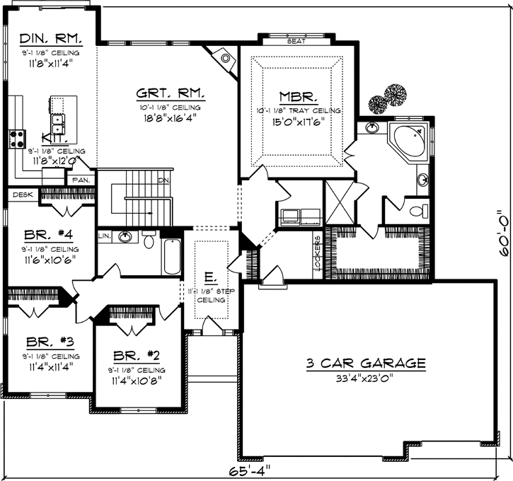 Main Floor Plan: 7-1171