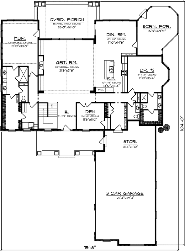 Main Floor Plan: 7-1177