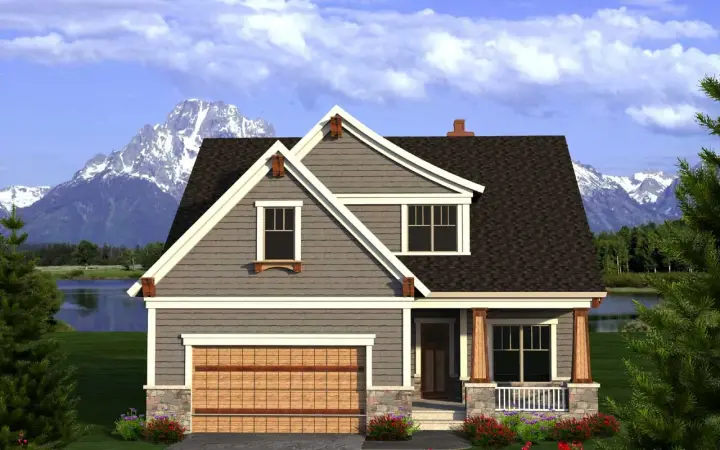 Country house plans 7-1178 - front exterior, 3,011 sq ft, 4 bed, 3 bath house plans | Monster House Plans