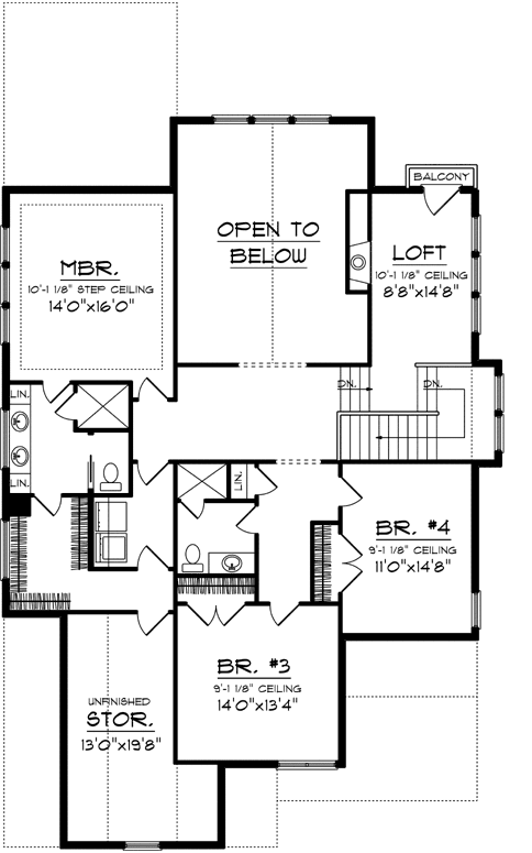 Upper/Second Floor Plan: 7-1178