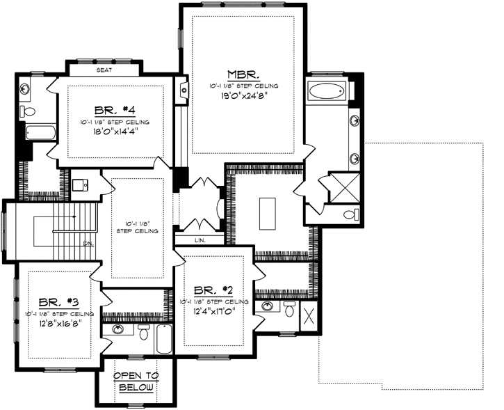 Upper/Second Floor Plan: 7-1179