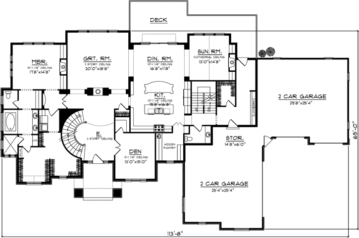 Main Floor Plan: 7-1180
