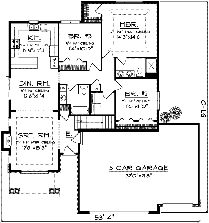 Main Floor Plan: 7-1181