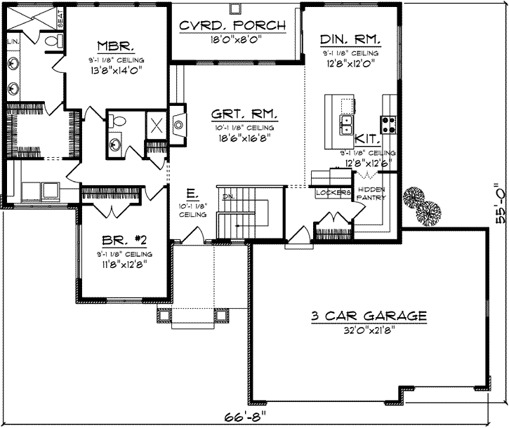 Main Floor Plan: 7-1182