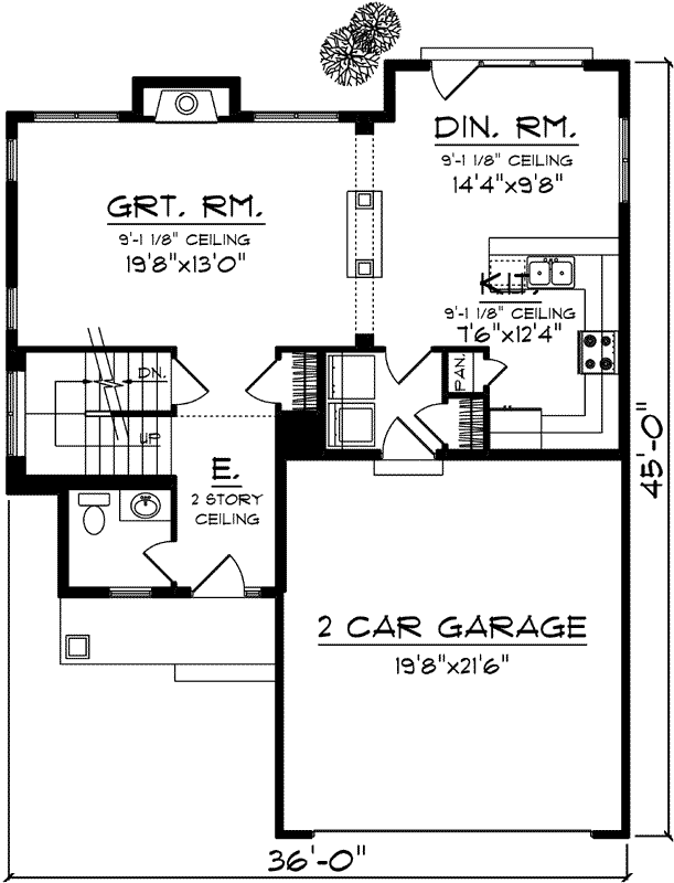 Main Floor Plan: 7-1184
