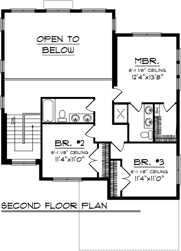 Upper/Second Floor Plan: 7-1185