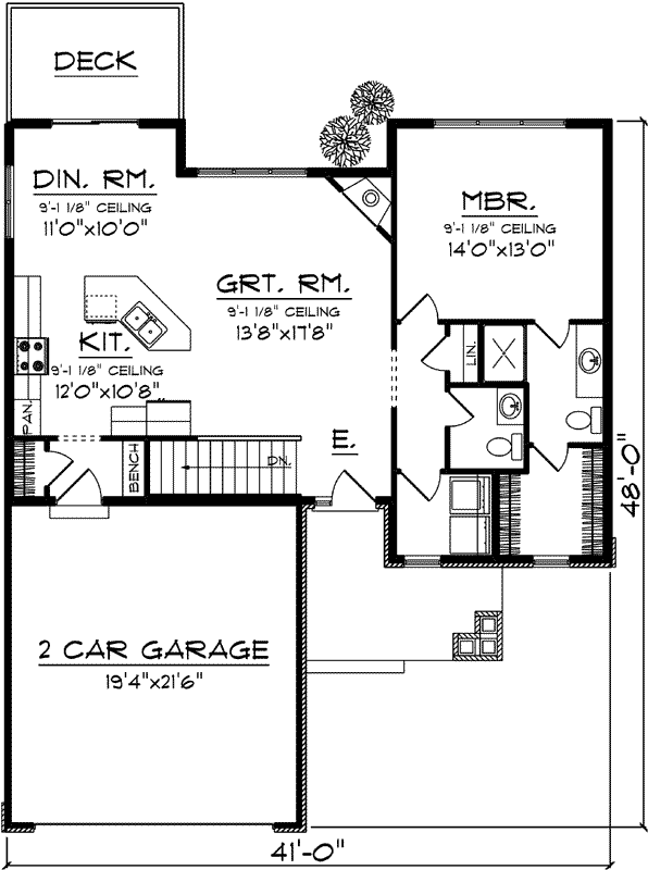 Main Floor Plan: 7-1187