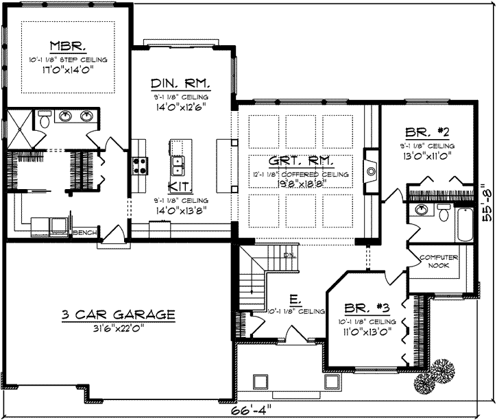 Main Floor Plan: 7-1189