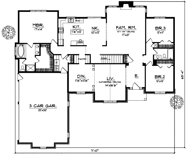 Main Floor Plan: 7-119