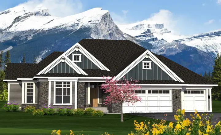 Traditional house plans 7-1191 - front exterior, 2,311 sq ft, 3 bed, 2 bath house plans | Monster House Plans