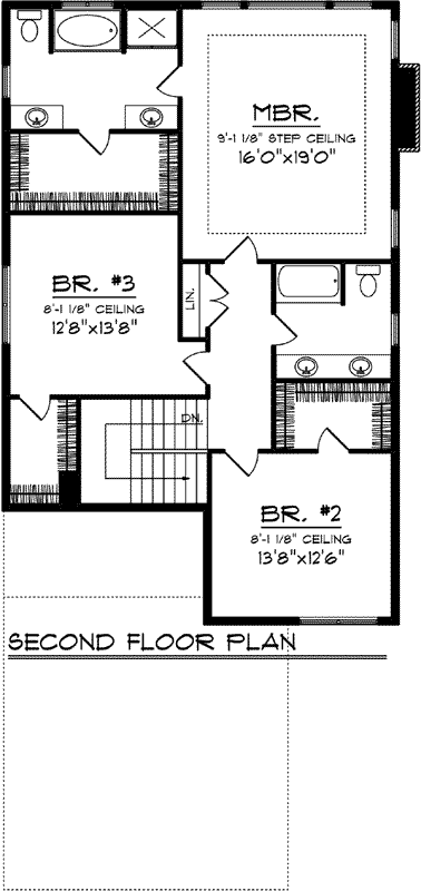 Upper/Second Floor Plan: 7-1194