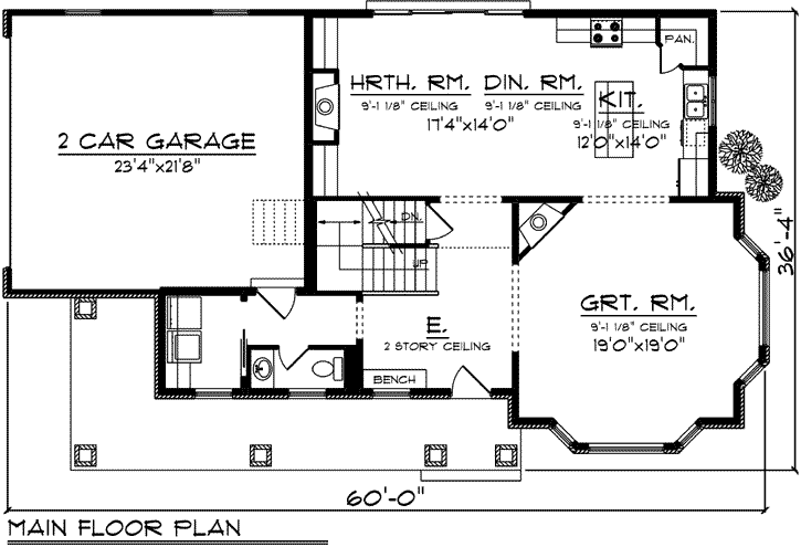 Main Floor Plan: 7-1195