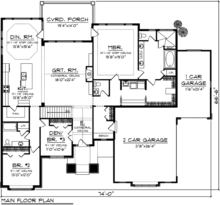 Main Floor Plan: 7-1196