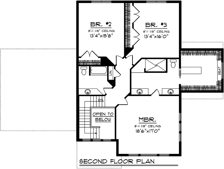 Upper/Second Floor Plan: 7-1197