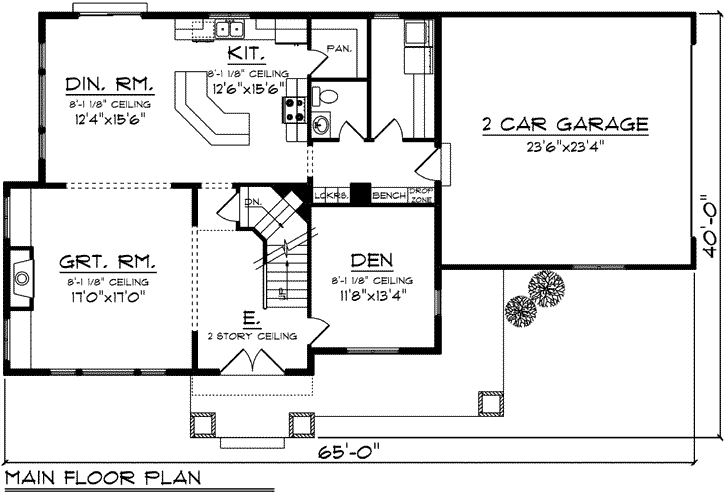 Main Floor Plan: 7-1199