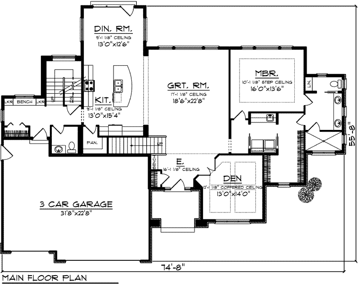 Main Floor Plan: 7-1200