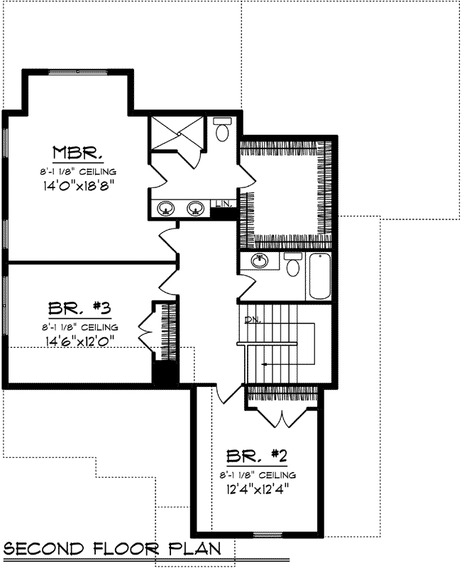 Upper/Second Floor Plan: 7-1201
