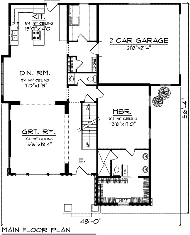 Main Floor Plan: 7-1202