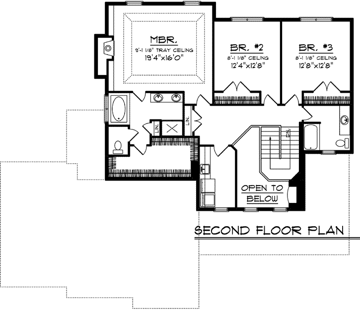 Upper/Second Floor Plan: 7-1203