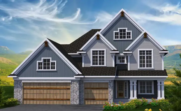 Traditional house plans 7-1204 - front exterior, 2,996 sq ft, 4 bed, 3 bath house plans | Monster House Plans