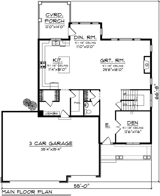 Main Floor Plan: 7-1204