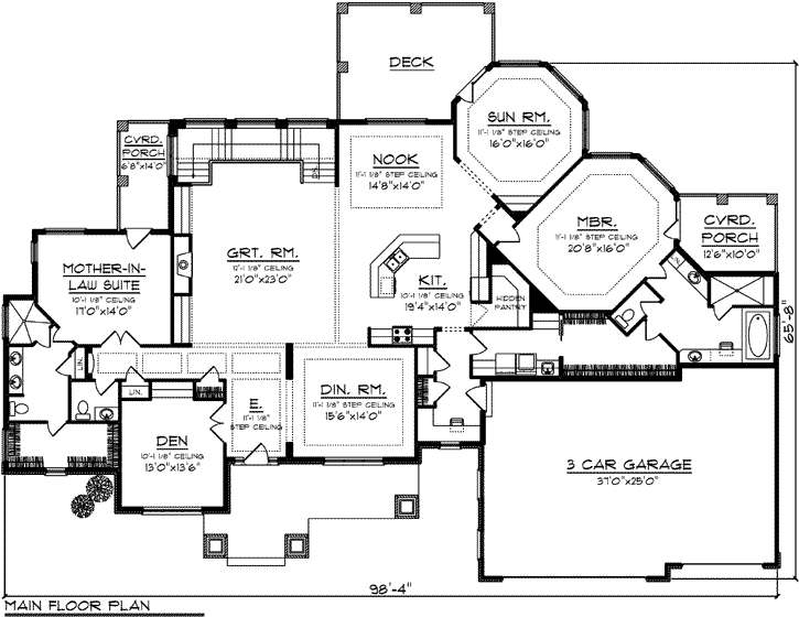 Main Floor Plan: 7-1205