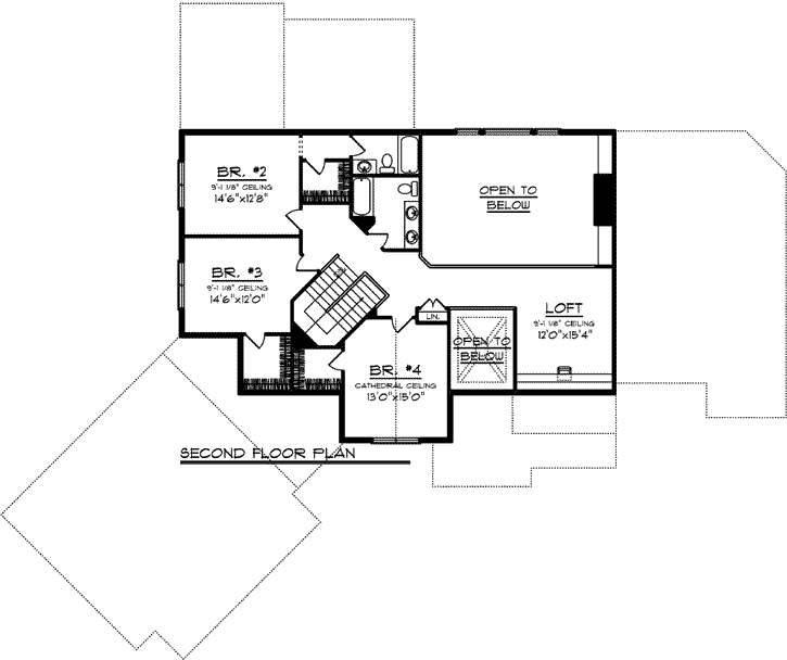 Upper/Second Floor Plan: 7-1206