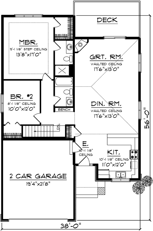 Main Floor Plan: 7-1208
