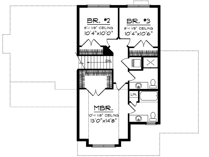 Upper/Second Floor Plan: 7-1209