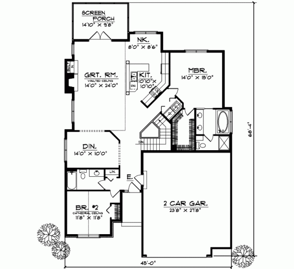 Main Floor Plan: 7-121