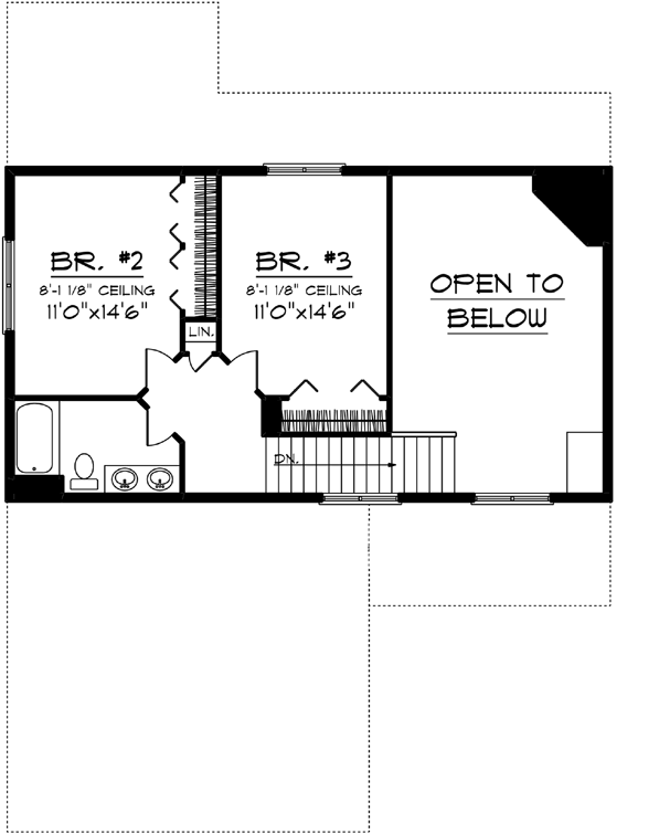Upper/Second Floor Plan: 7-1212