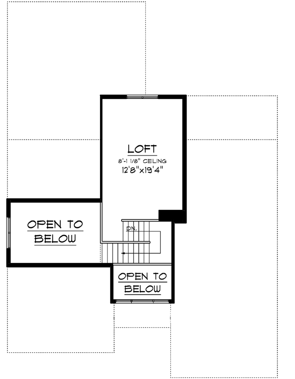 Upper/Second Floor Plan: 7-1215