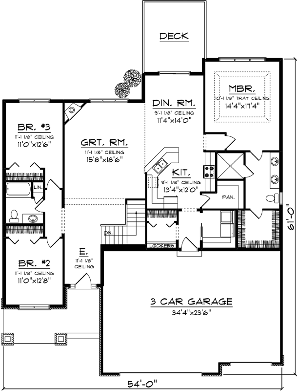 Main Floor Plan: 7-1217