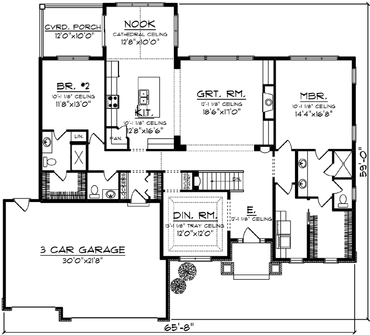 Main Floor Plan: 7-1218