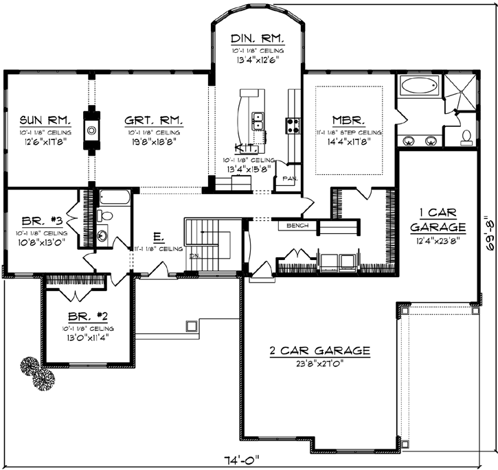 Main Floor Plan: 7-1221
