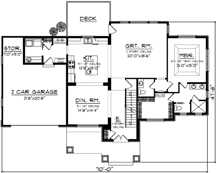 Main Floor Plan: 7-1222