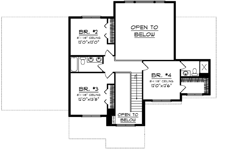 Upper/Second Floor Plan: 7-1222