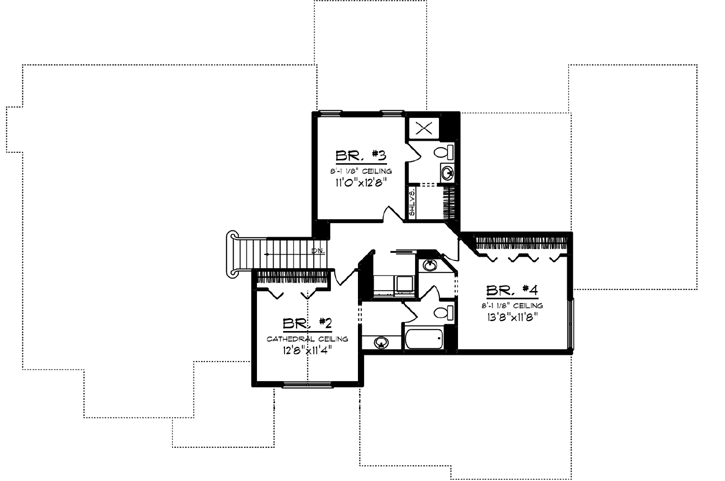Upper/Second Floor Plan:7-1225