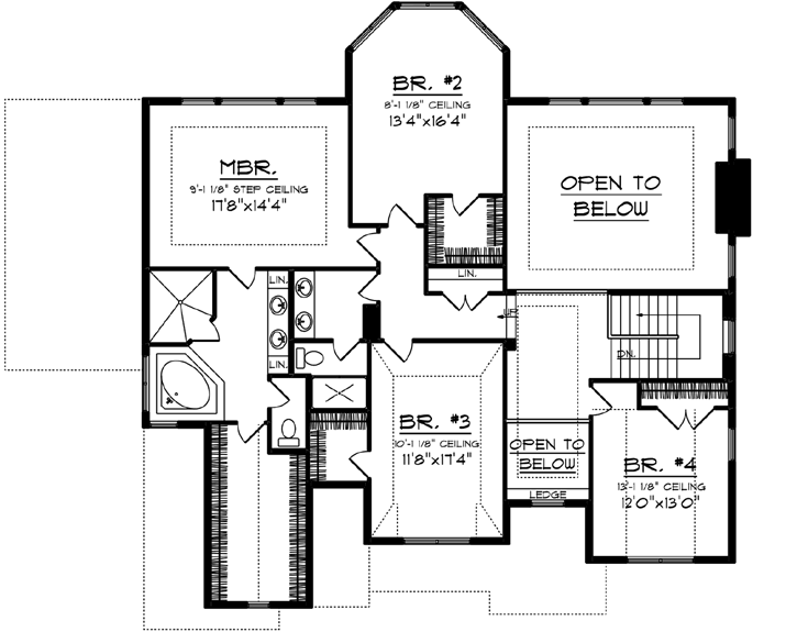 Upper/Second Floor Plan: 7-1226