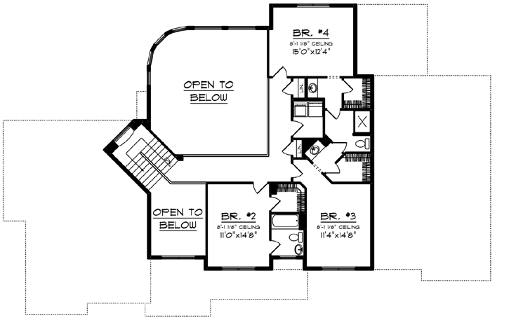 Upper/Second Floor Plan: 7-1227